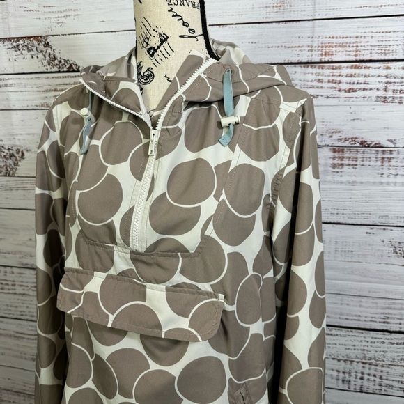 Boden half‎ zip wind breaker hooded size 4 long sleeve pullover jacket - Picture 2 of 10